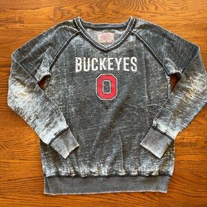 Gray Buckeyes Sweater